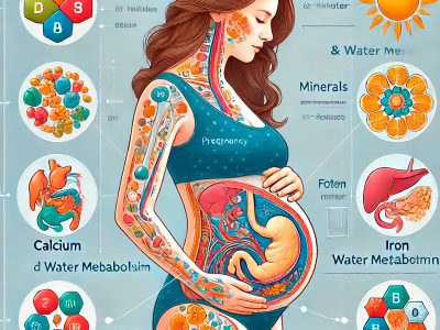 Витамины во время беременности. Минеральныйи водный обмен